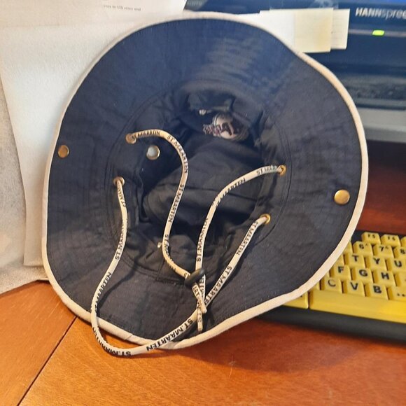 NEW ! Men Hard Rock Cafe St. Maarten Embroidered Bucket Hat Black - Picture 4 of 6